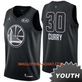 Maillot NBA Golden State Warriors Stephen Curry 30 2018 All-Star Jordan Brand Noir Swingman - Enfant